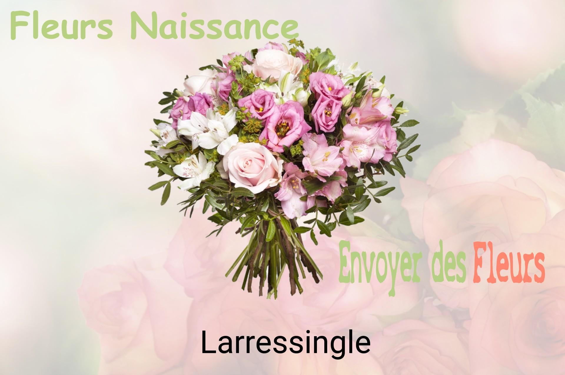 Bouquet de fleurs de naissance livré à Larressingle
